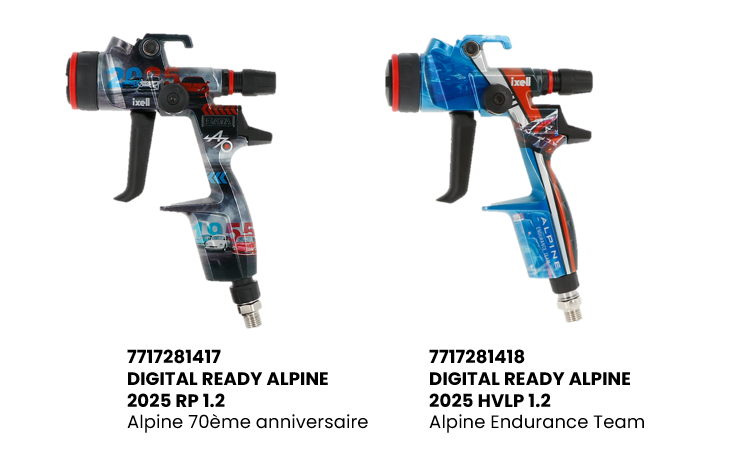 Pistolets IXELL x ALPINE